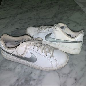 White nike platform sneakers, Court Royale